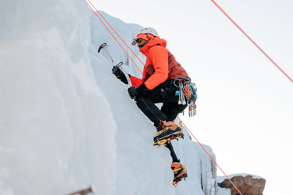 Escalade sur glace
